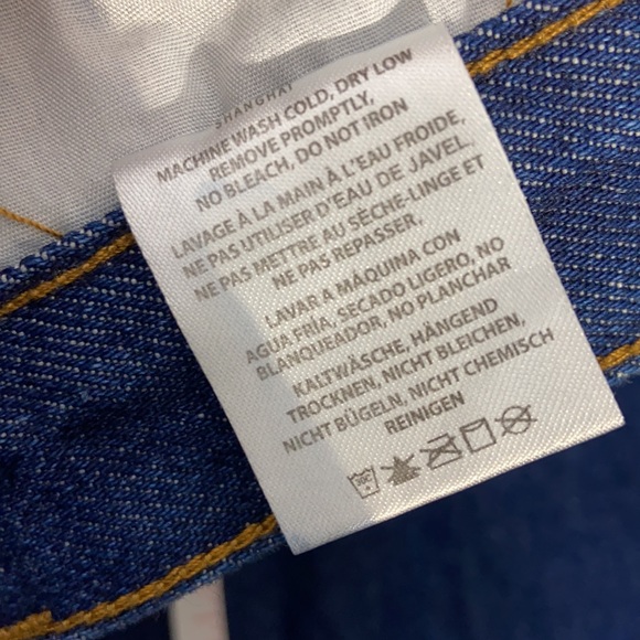 J Galt Brandy Melville Wide Leg Cargo Denim Jeans - Picture 10 of 10